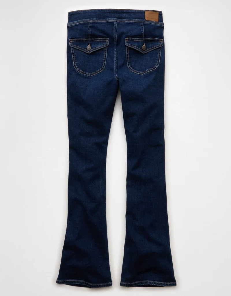 American Eagle  AE Next Level Low-Rise Kick Bootcut Jean for Women | Best Price UAE