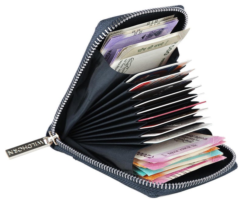 Wildhorn محفظة جلدية للرجال محمية بتقنية RFID، زرقاء - Image 3