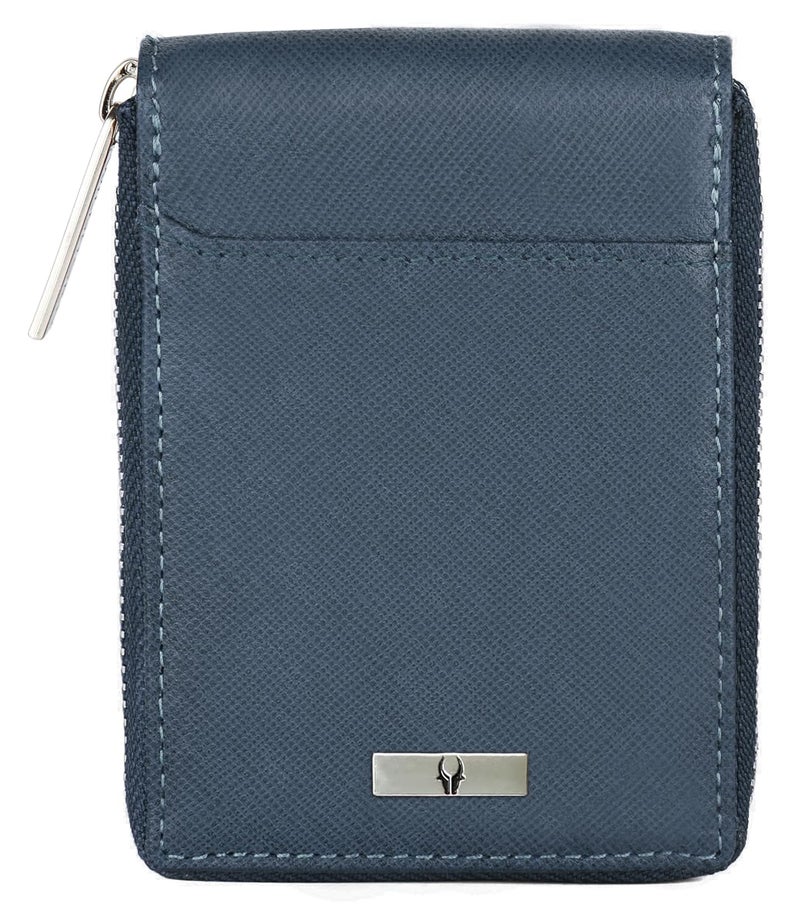 Wildhorn محفظة جلدية للرجال محمية بتقنية RFID، زرقاء - Image 2