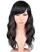 SYMEIW Short Curly Ombre Blonde Bob Hair Wigs For Women Synthetic Middle Part Wig With Brown Roots Party Costume Cosplay Wig (Ombre Blonde-9143) - Image 2