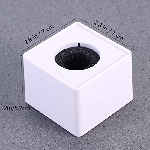 kh Microphone Logo Custom Square Cube Shaped Flag for News Interview Portable ABS Injection Mic Microphone Flag Station ABS Injection Molding (Squre) - Image 5