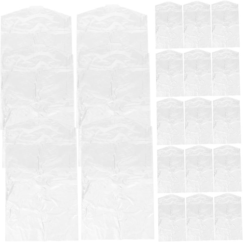 أكياس ملابس قابلة لإعادة الاستخدام ومقاومة للماء 60 قطعة، تخزين ملابس معلقة بلاستيكية للسفر - Image 1