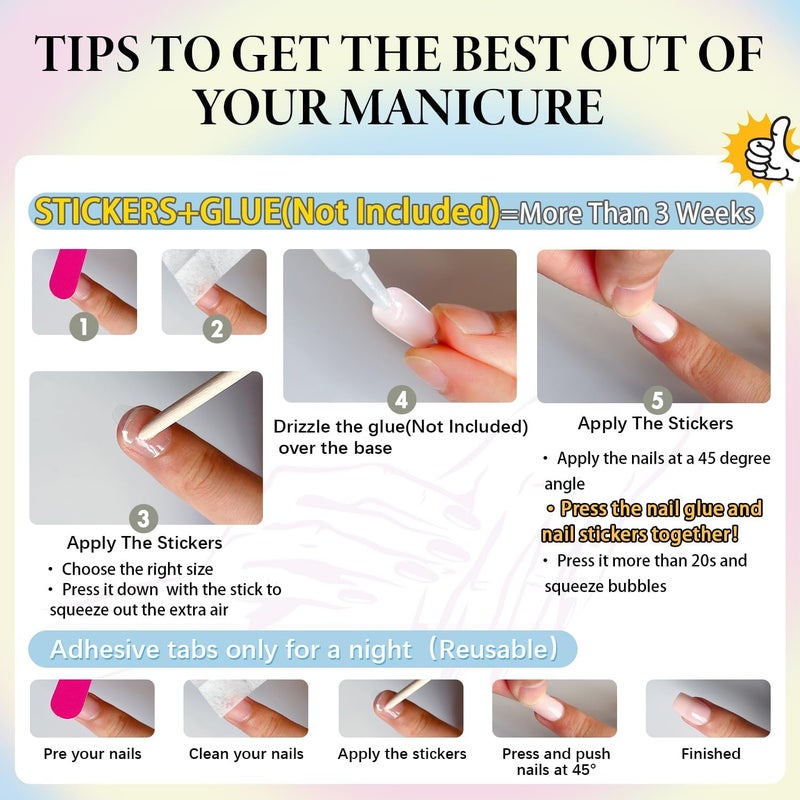 KQueenest 48 Pcs Baby Pink Press on Nails Short Length, Acrylic Solid Color Small Fake Set, Neutral Gel Glue on Short, Stick on for Women Finger Decoration - Image 4