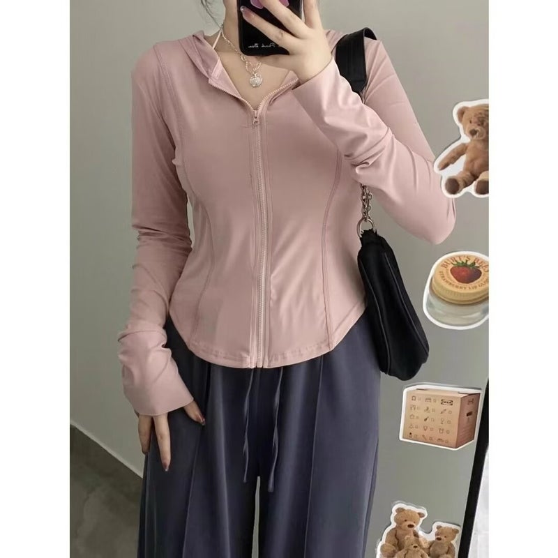 2024 Black Summer Sun-Protective Slimming Cardigan Pink  - Image 1