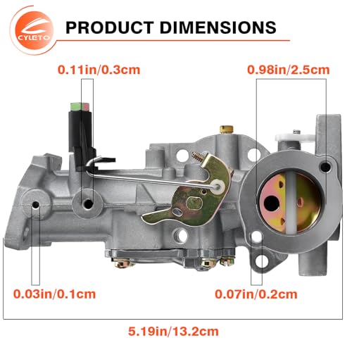 cyleto 498298 137202 Carburetor for Briggs and Stratton 5hp carburetor 495426 495951 492611 490533 692784 136202 136212 136217 136232 137212 135207 135202 135212 135217 112202 112232 134202 Carb Gasket Kit - Image 3