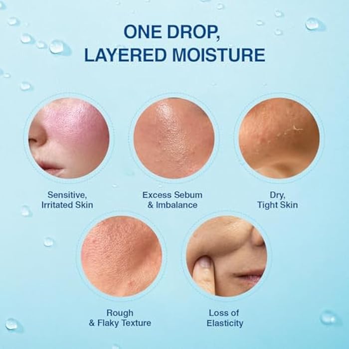 ESSENHERB Deep Core Hydra Ampoule – Korean Skincare Moisture-Layering Serum with Hyaluronic Acid, Panthenol & Botanical Complex – Lightweight Hydration for Dry or Combination Skin – 4.05 fl oz (120ml) - Image 3