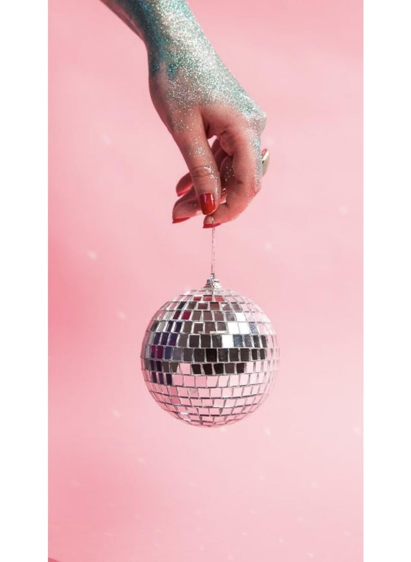 Mado Gallery Disco Ball, Mirror Ball, Ornament Ball 12 CM / 4.7 INCHES (1 Piece), Decoration for Hanging, Home Parties & DJ Dance Clubs Stage, Lighting & New Year celebrations - Image 2