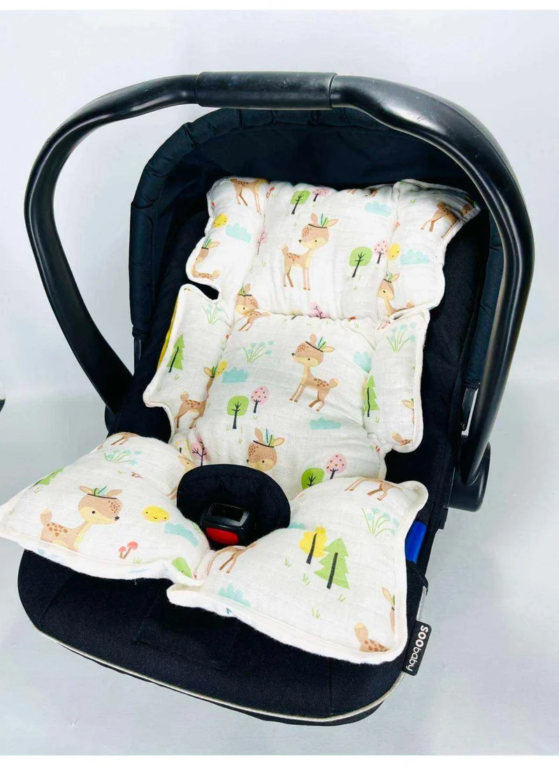 juniperus Muslin Stroller Baby Carrier Cushion 100% Cotton