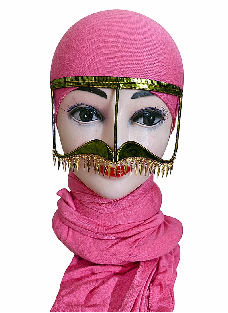 ماركة غير محددة بتولة، برقع، نقاب، قناع وجه عربي، تصميم فاخر جديد قطعة واحدة  - Image 4