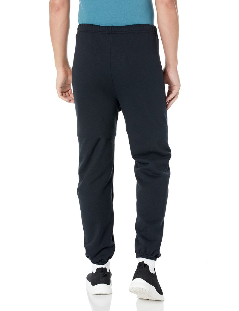 Jerzees mens Fleece Sweatpants, Elastic Bottom - Black, Medium US - Image 2