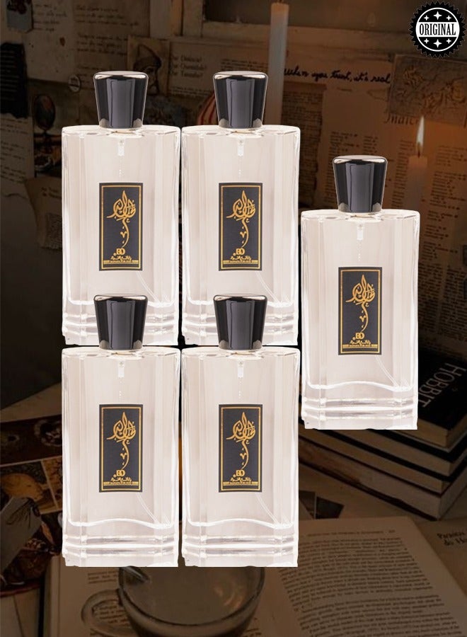 Banafa 5 Pieces Al Khalid Perfume 100ml EDP - Image 1