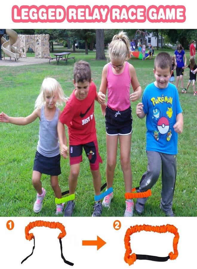 digi Easter Games for Kids and Family- 33 Pcs Potato Sack Race Bags,Egg and Spoon Race,Legged Relay Race Bands Easter Gifts Toys for Kids Outdoor Eggs Hunt Party Favors Activities（Over 3 years old） - Image 4