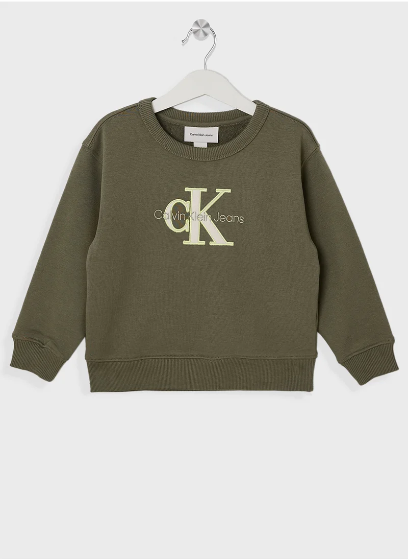 كالفن كلاين جينز Kids Graphic Logo Sweatshirt