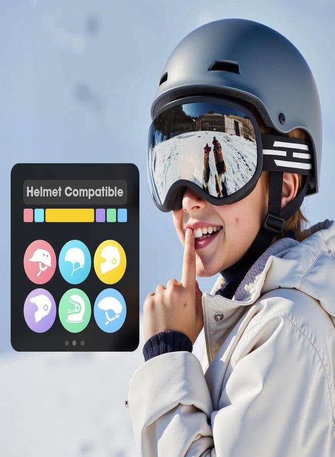 LOEO Kids Ski Goggle, Snow Ski Goggles for Kids Youth Teens Boys and Girls from 5-14 - Image 5