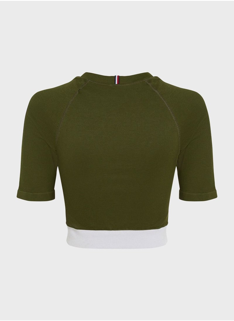 Slim Seamless Cropped T-Shirt - pzsku/Z1D433D9EAEDD769AD5F0Z/45/_/1702405898/3b4024a6-8713-49f9-bc4d-65c341e1d796