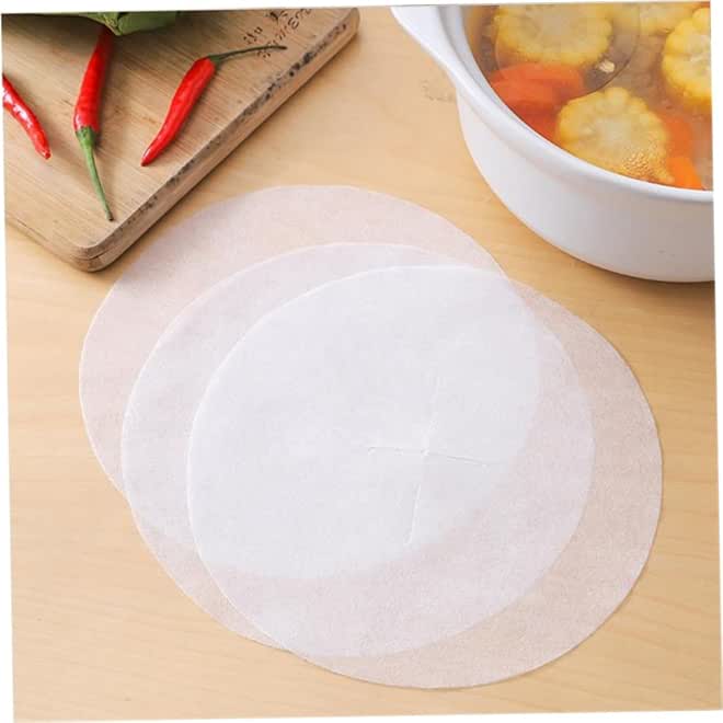 Food Fat Absorber Sheets 28cm Pack 10 Sheets Kitchen Paper Oil Isolate Excess Fat from Soup, Broth, Fries, Snacks and Healthy