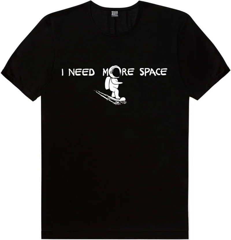 روك اند رول Spiral Alien, Skateboarding in Space, Graffiti Astronaut Men's 3-Piece Eco Pack T-Shirt