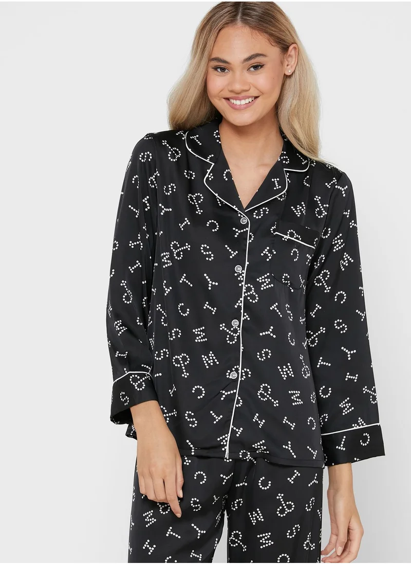 Ginger Printed Pyjama Set