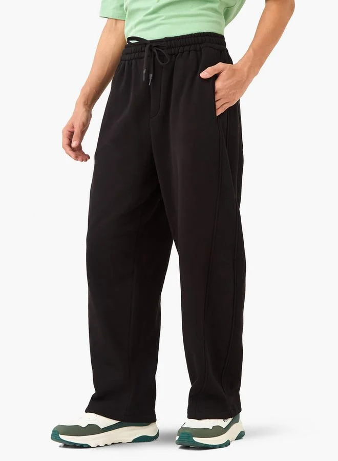 Lee Cooper Men Relaxed Fit Cotton Blend Joggers