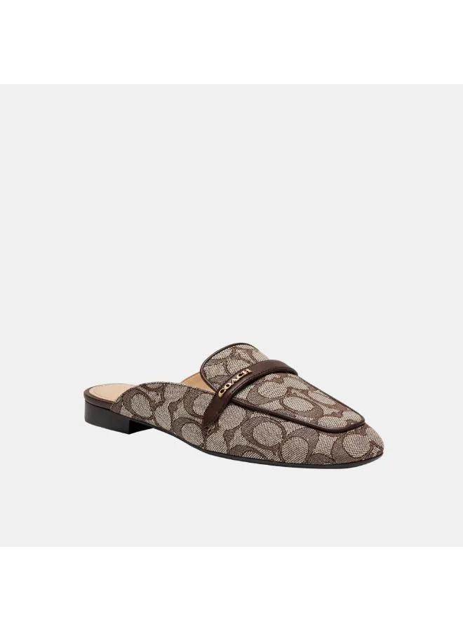COACH Backless Loafer in Signature Jacquard