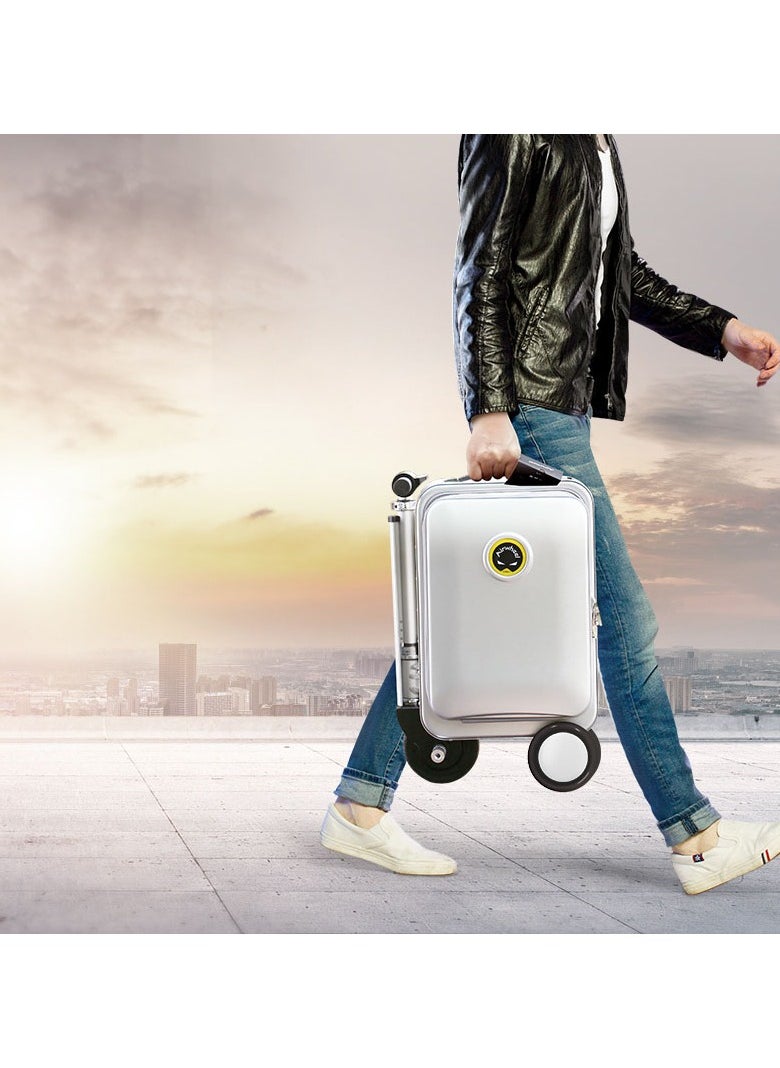 Airwheel - Airwheel SE3S Smart Travel Bag Electric Scooter with 250W Motor, Speed ​​up to 13km/h, Controlled via Mobile App, 73.26Wh Lithium-ion Battery (Removable), Charge your devices via external USB ports, Load weight up to 110kg, Allowed to be taken on plane, Bag weight up to 10kg, TSA security lock, LED ambient lighting, Storage space up to 20L - Image 1