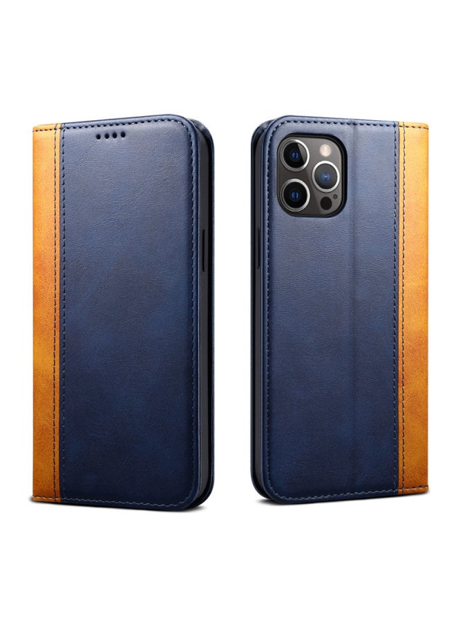 Generic For Iphone 12 Phone Case For Iphone 13 Leather Cover S21 Flip Cover For HuaweiP50 Protective Case Digital Computer Accessories-Color:Khaki Spinning Brown-Applicable Model:For Iphone13Pro（6.1）  - Image 2