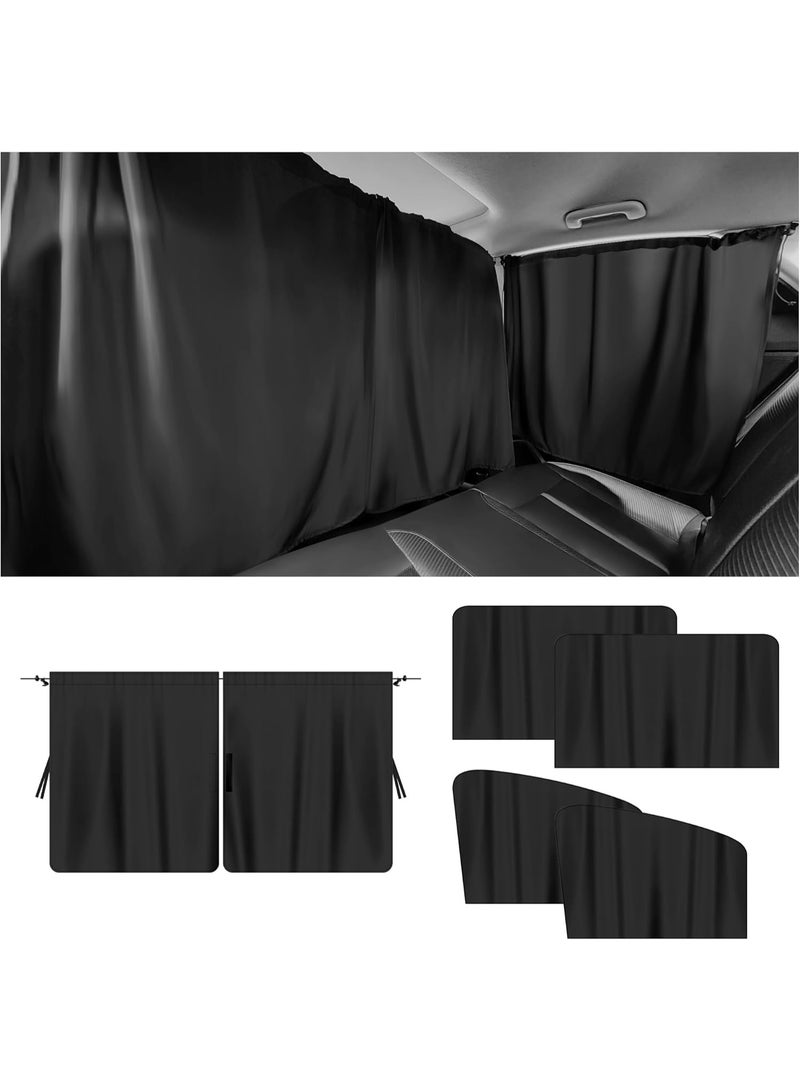 5PCS مجموعة ظلال نافذة السيارة,غطاء نافذة الخصوصية للسيارة لحجب الضوء والخصوصية,ظلال الشمس العالمي لـ CCar للطفل اكسسوارات CCar الداخلية للنوم السفر التخييم - Image 1