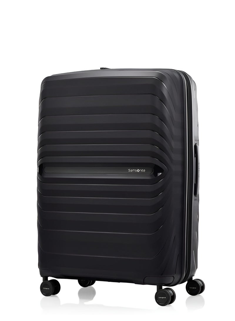 Samsonite Octolite Neo SP 75cm – Black Hard Shell Checked Suitcase - Image 1