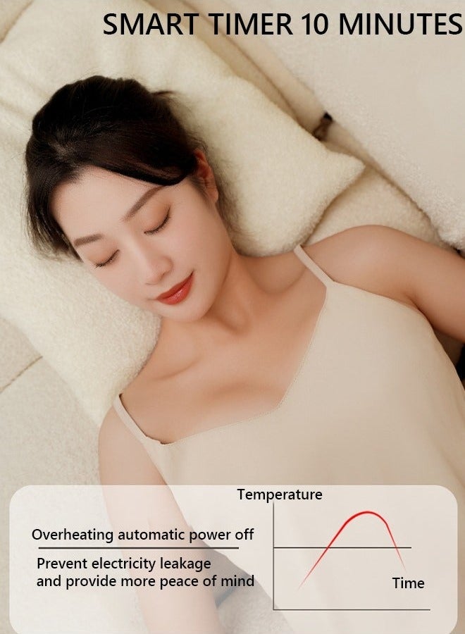 Bukela Mini Kneading Neck Massager Shoulder And Neck Hot Compress Massager Trapezius Massage Free Hands  - Image 5
