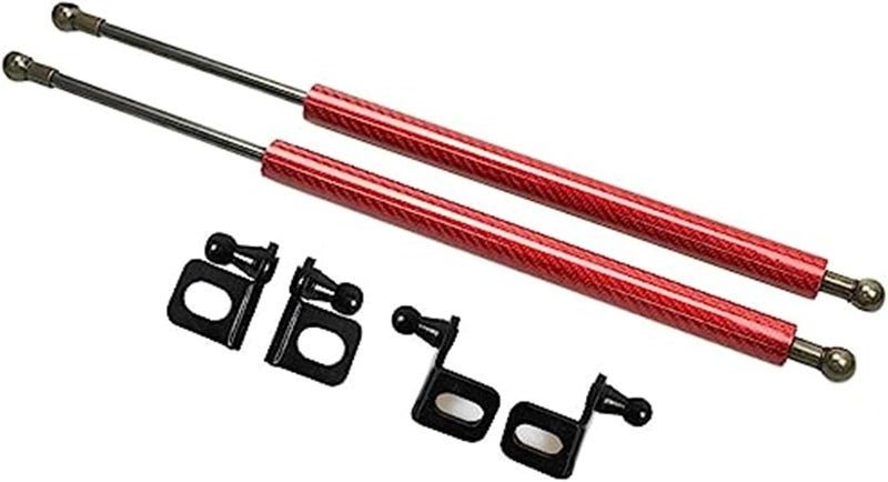 DEMULAX Purple Carbon Fiber Hood Lift Kit - Image 3