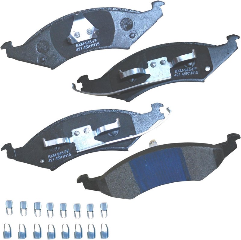 Bendix Premium SBM421 Semi-Metallic Front Brake Pads for Ford Taurus 1993-1986, Lincoln Continental 1992-1988, Mercury Sable 1993-1986 - Image 1