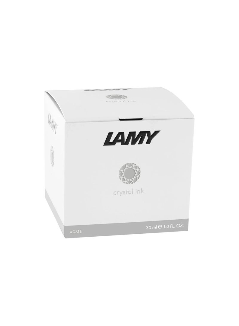 LAMY Crystal Ink Bottle For Fountain Pens And Calligraphy 30ml Content Agate Ink Colour - Image 3
