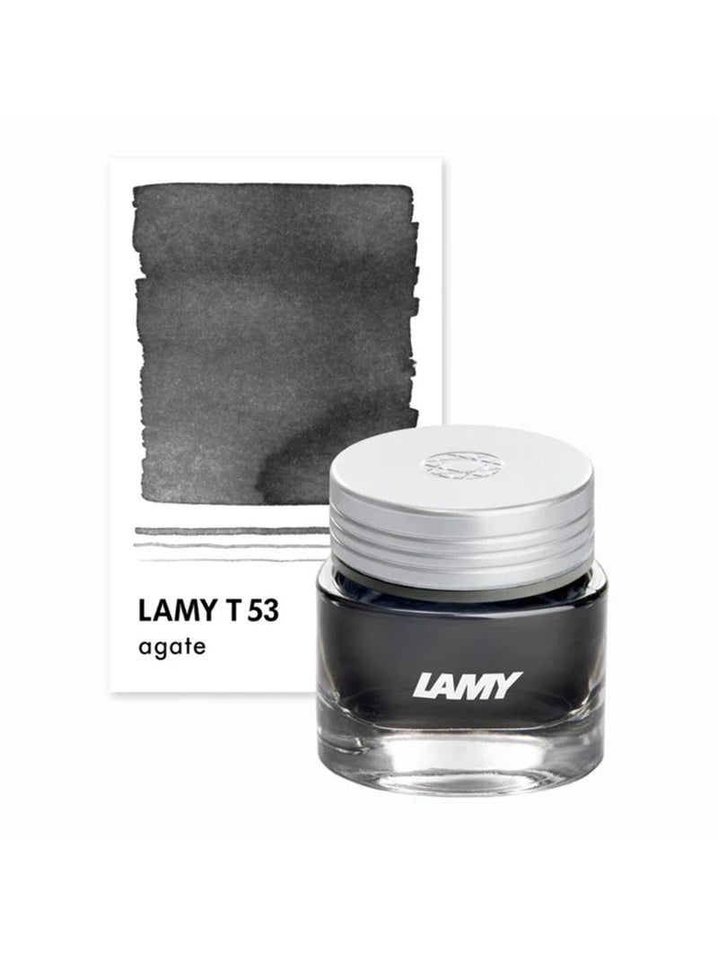 LAMY Crystal Ink Bottle For Fountain Pens And Calligraphy 30ml Content Agate Ink Colour - Image 1