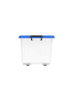 33L Clear Plastic Storage Box With Wheels & Lockable Lid (Blue) - pzsku/Z1D44387F22BF72CC48A9Z/45/_/1725440908/ffaee59a-5494-4e69-8db7-e3b9cb4603ef