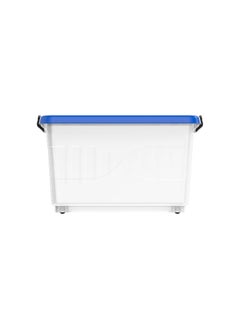 33L Clear Plastic Storage Box With Wheels & Lockable Lid (Blue) - pzsku/Z1D44387F22BF72CC48A9Z/45/_/1725440909/fcac8de7-10c6-490c-bfbf-d3b67946c24b