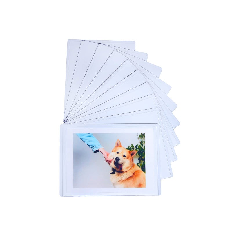 LAGIPA Magnetic Polaroid Picture Frame 2.5 x 3.5   Instax Mini Photo Frame for Fridge  Photo Magnets for Refrigerator  Polaroid Frame for Photos  Photo Sleeve Pocket  Wallet Size Picture Frame  10 Pack - Image 1