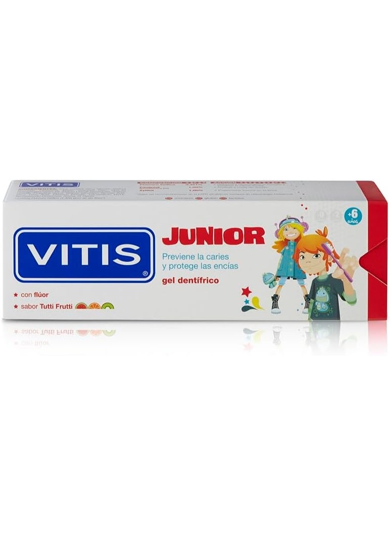 Vitis Junior Dental Gel +6 Years 75ml - Image 2