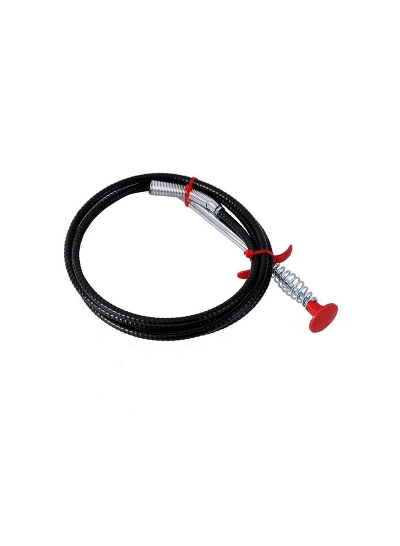"Flexible Drain Clog Remover and Grabber Tool – 1.5mt  Spring Pipe Cleaner for Kitchen, Bathroom and Sink Cleaning" - Image 2