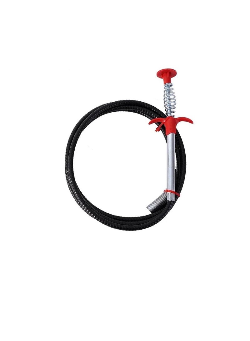 "Flexible Drain Clog Remover and Grabber Tool – 1.5mt  Spring Pipe Cleaner for Kitchen, Bathroom and Sink Cleaning" - Image 3