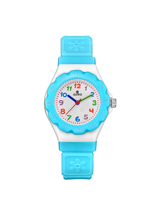 ASTRO - Astro Kids Watch, Analog Display and PU Strap - A23803-PPLL, Blue - Image 1