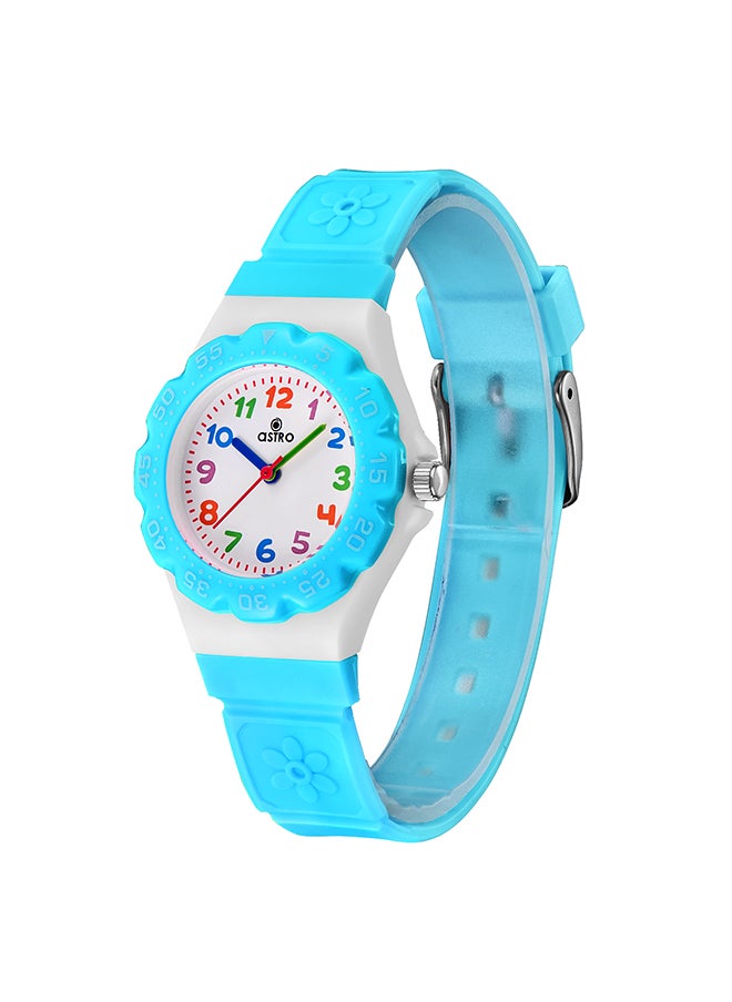 ASTRO - Astro Kids Watch, Analog Display and PU Strap - A23803-PPLL, Blue - Image 1