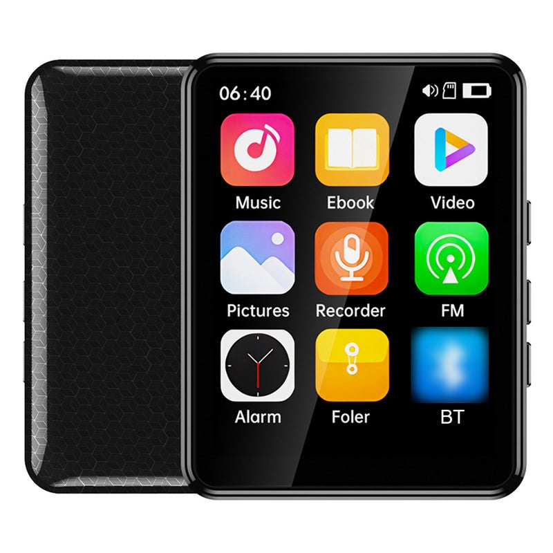 BT MP3 Player: 64GB, 2.4-Inch Full Touch Screen - Built-In BT 5.0, Built-In Speaker for Music Lovers, Outdoor Use, E-Book Reading - Image 3