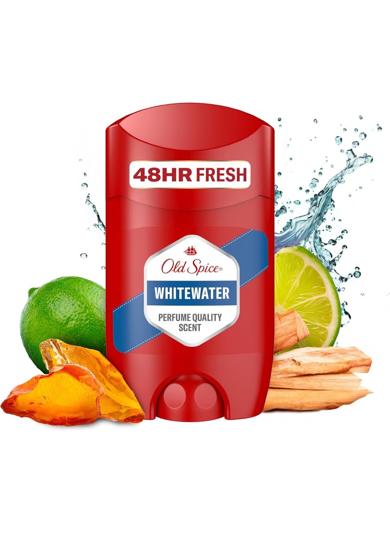 أولد سبايس اولد سبايس ستيك مزيل العرق ديب سي بدون الومنيوم للرجال، مزيل عرق للرجال برائحة تدوم طويلا، 50 مل - Image 1