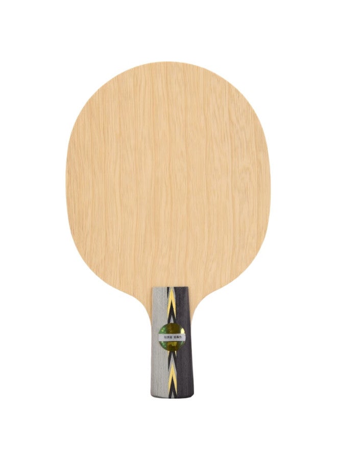DHS شفرة تنس الطاولة Dhs Jingji 7، خشب نقي بسبع طبقات، مضرب تنس طاولة بجودة 5 نجوم و6 نجوم، مجموعة DIY، مقبض مستقيم - Image 2