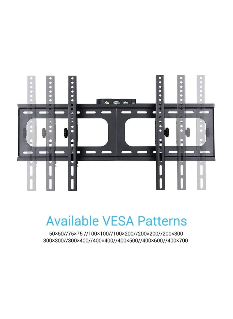 26" - 75" Fixed TV Wall Mount Bracket, Universal Tilt TV Heavy Duty Wall Mount Adjustable TV Stand for LED LCD OLED Plasma TV with Super Strong 50kg Weight Capacity VESA up to 700 x 400 - Image 5