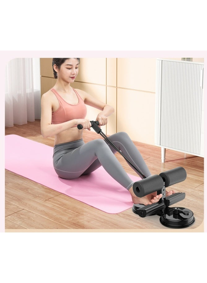 Generic Sit Up Abdominal Trainer Bars Floor Training Equipment Hamstring Curl Strap Abs Master Assistant Device for Home Gym Workout  - Image 2