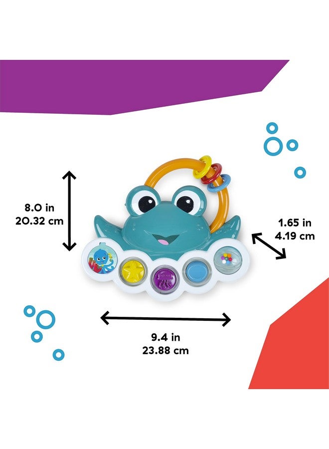 Baby Einstein Ocean Explorers Neptune’s Busy Bubbles Sensory Activity Toy, with Interactive Lights and Music, Ages 3+ Months - Image 4