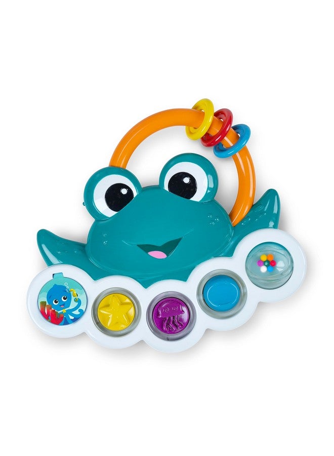 Baby Einstein Ocean Explorers Neptune’s Busy Bubbles Sensory Activity Toy, with Interactive Lights and Music, Ages 3+ Months - Image 1