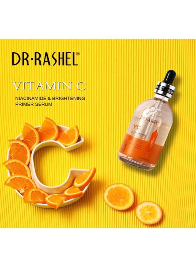 DR. RASHEL Vc And Niacinamide Brightening Primer Serum Orange 100ml - Image 5