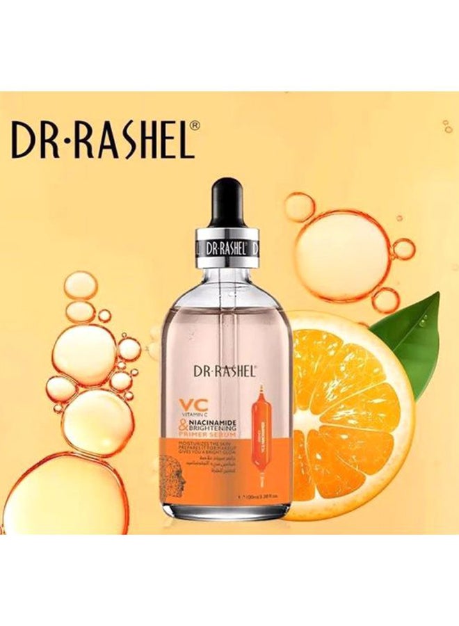 DR. RASHEL Vc And Niacinamide Brightening Primer Serum Orange 100ml - Image 4